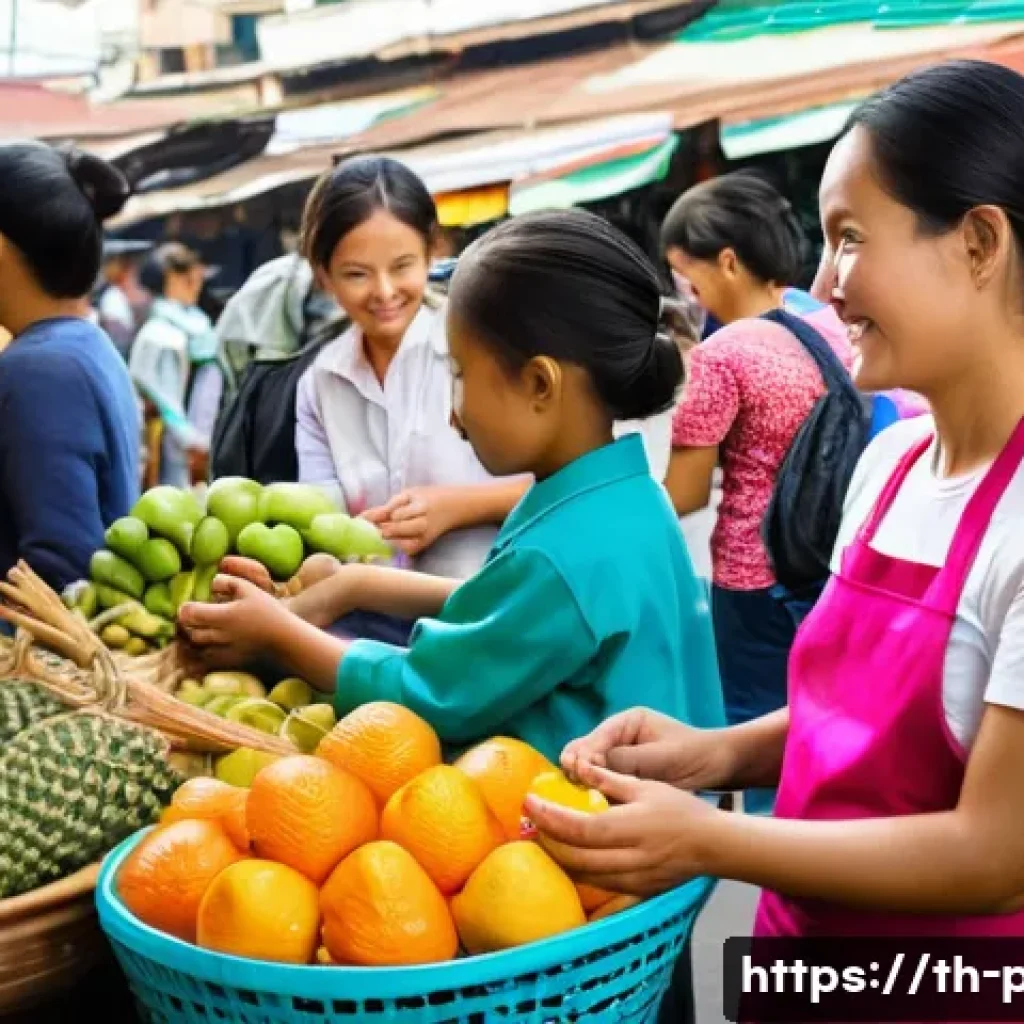 공공정책과 헌법적 이슈 - **Prompt 1: Daily Life and Law - Consumer Trust in a Thai Market**
A vibrant and bustling Thai m...