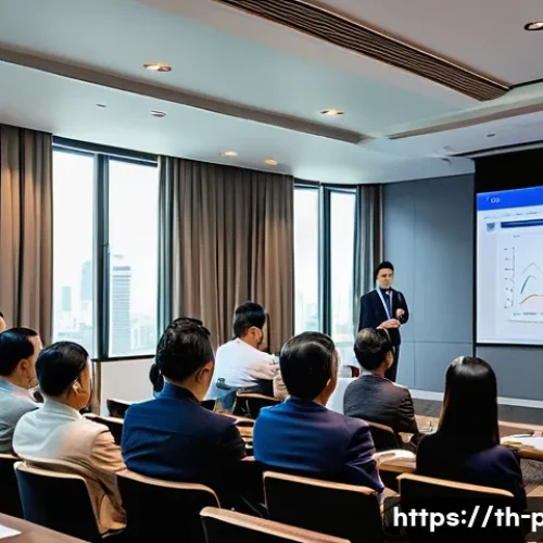 Home 33 공공정책 관련 자격증 종류 - A professional seminar room in Bangkok filled with diverse Thai adults attending a public policy tra...