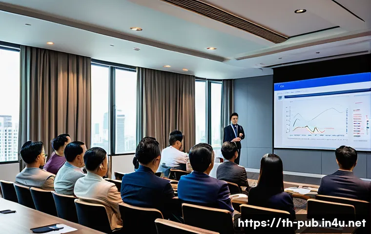 공공정책 관련 자격증 종류 - A professional seminar room in Bangkok filled with diverse Thai adults attending a public policy tra...